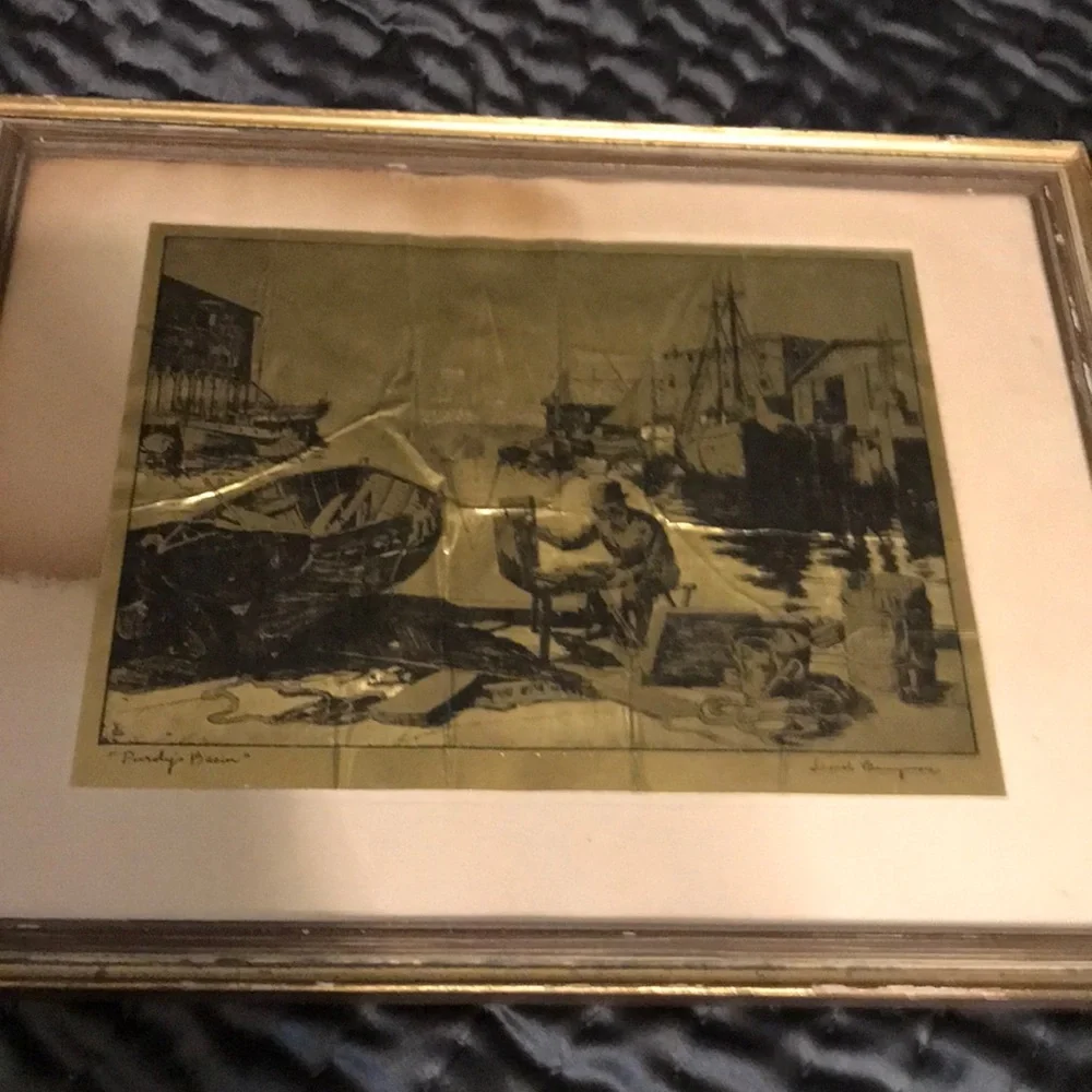 Lions Barrymore gold foil prints